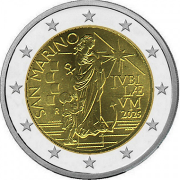 2 € San Marino - 2025 - Heiliges Jahr 2025