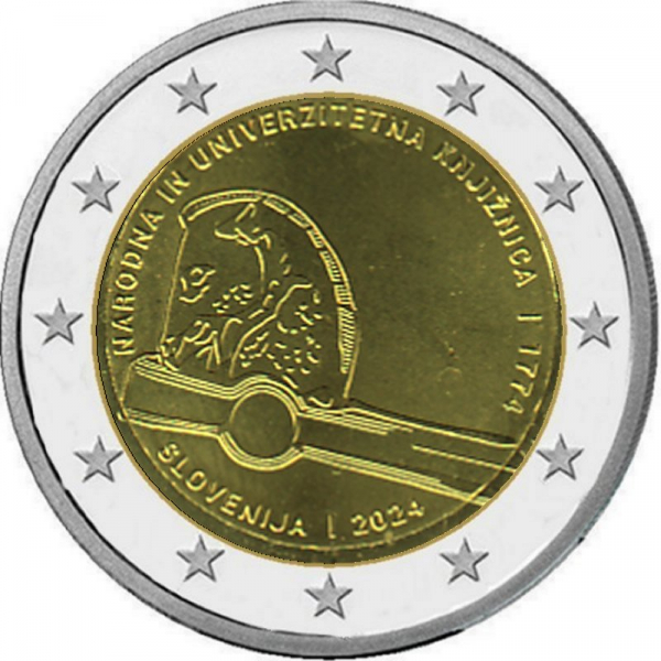 2 € Slowenien - 2024 - National- und Universitätsbibliothek