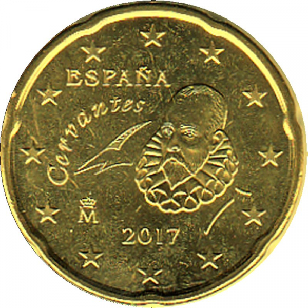 Spanien - 2017 - 20 Cent Kursmünze
