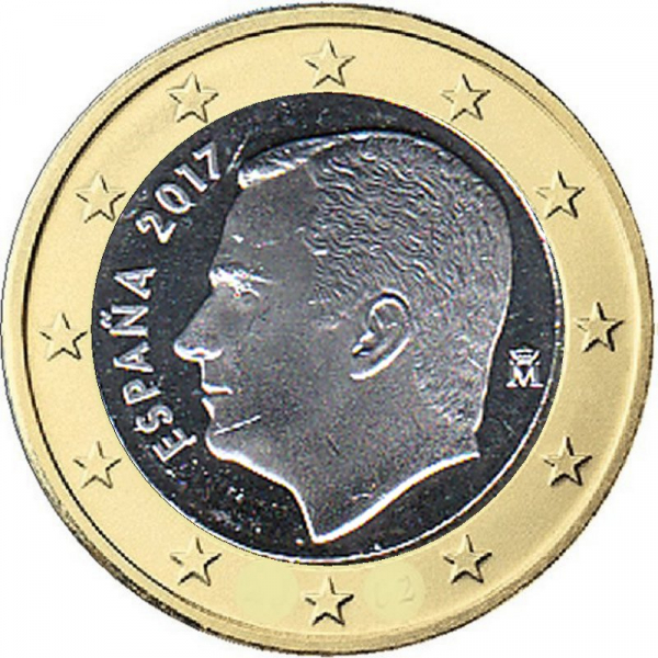 Spanien - 2017 - 1 € Kursmünze